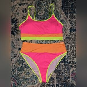 Popvil 2 Piece High Waisted Swimsuit XXL